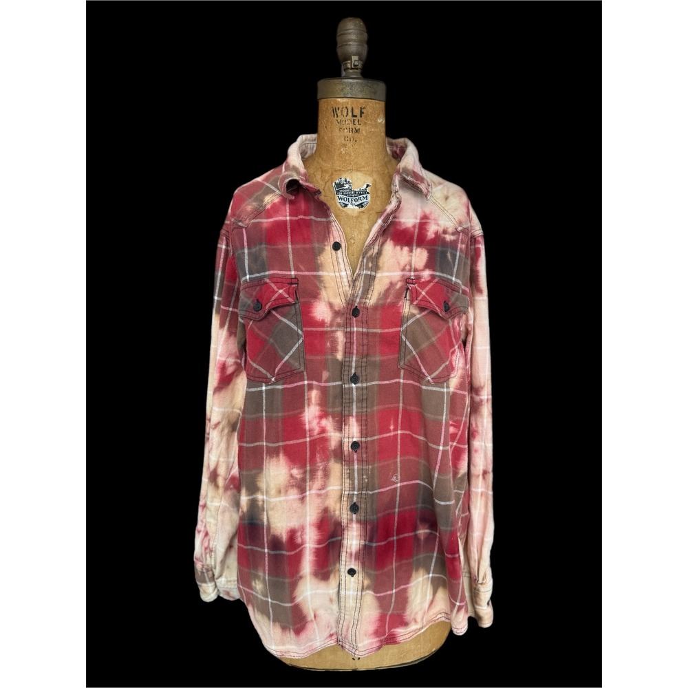 XL Urban Pipeline Flannel | Holding It Together Art Patch | One-of-One - Picture 2 of 7